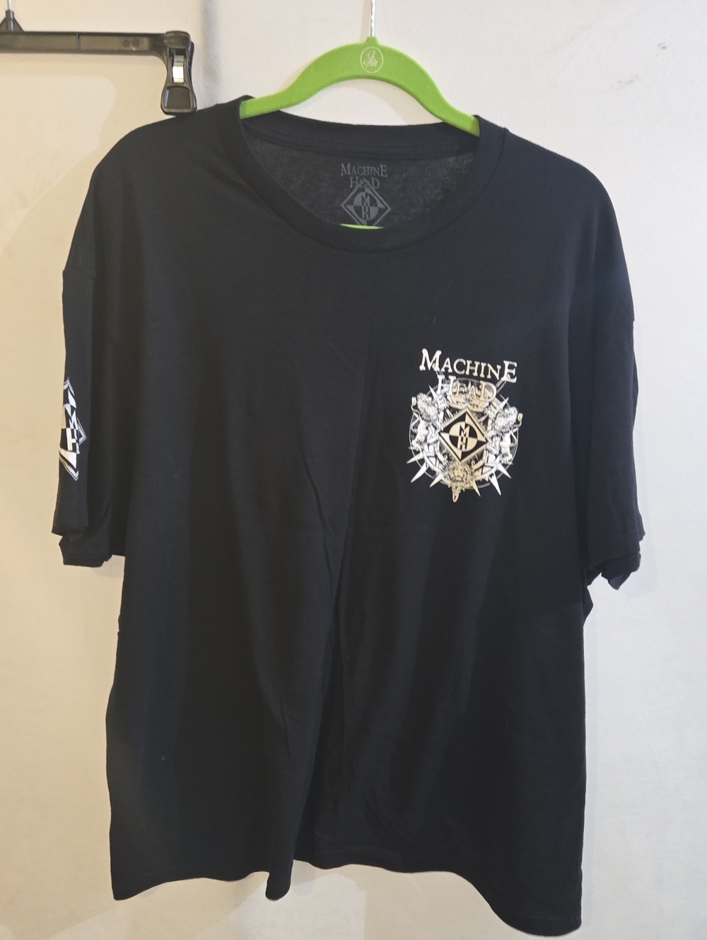 Machine Head Black T-Shirt with White Logo